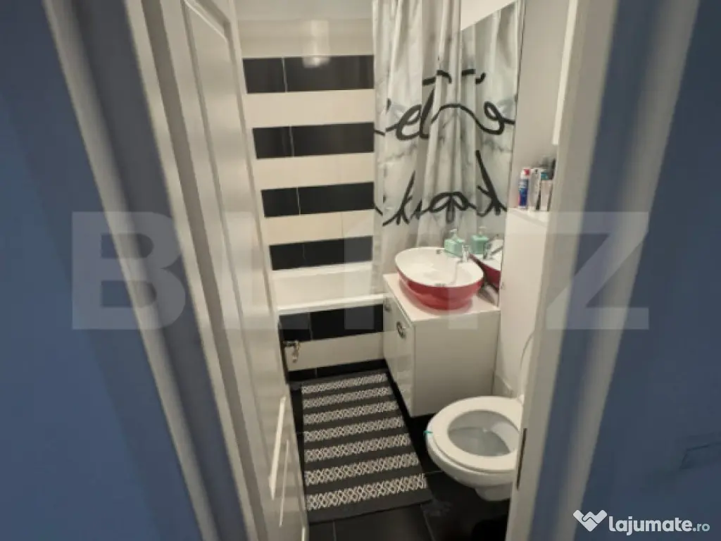 Apartament 3 camere, 62,36 mp utili, zona Burdujeni