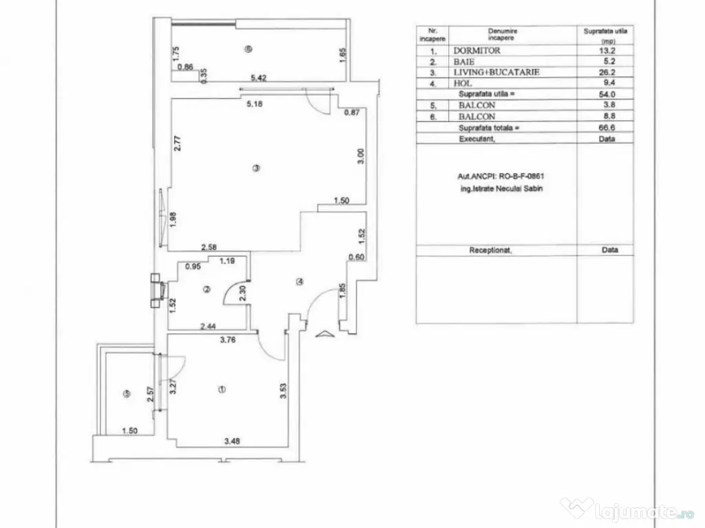 2 camere - 2 balcoane - loc parcare - Pipera 