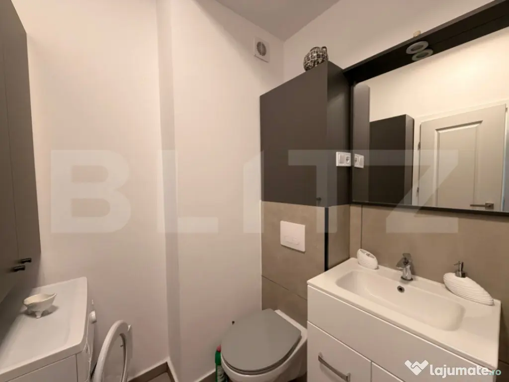 Garsonieră cu parcare subterană, 40 mp, zona Rovine 