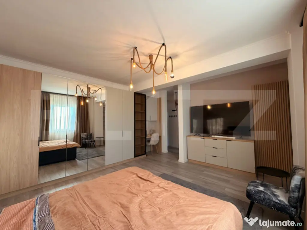 Garsonieră cu parcare subterană, 40 mp, zona Rovine 