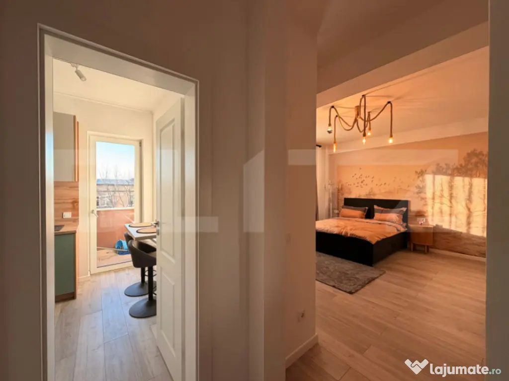 Garsonieră cu parcare subterană, 40 mp, zona Rovine 