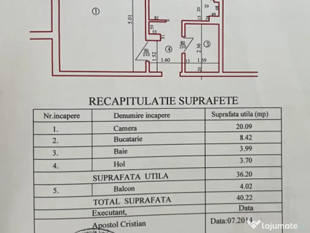 Garsoniera spatioasa, Parc Sebastian - Dumbrava Noua 
