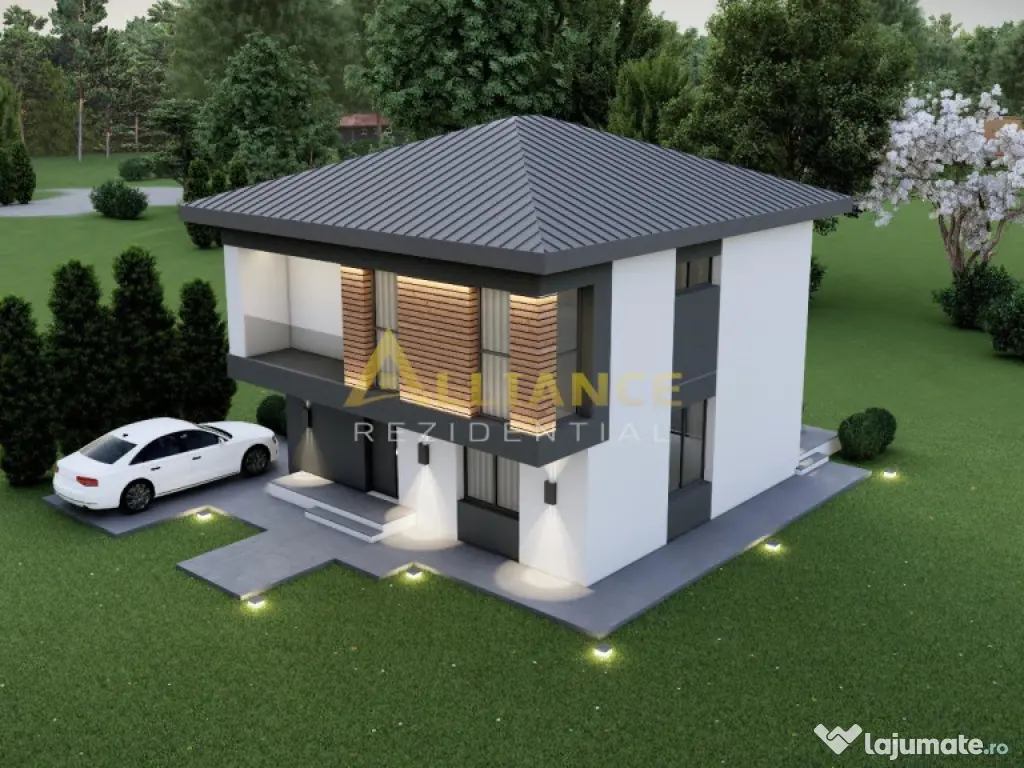 Vila , 110 mp utili, 4 camere - Complex nou (16 vile)