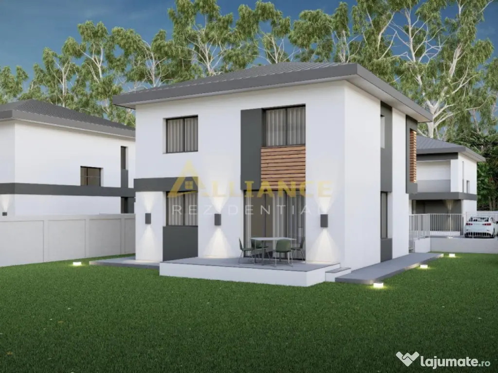 Vila , 110 mp utili, 4 camere - Complex nou (16 vile)