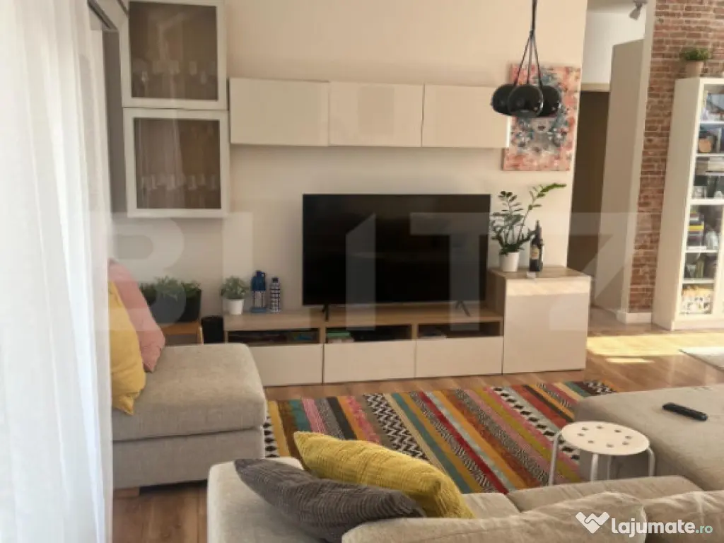 Apartament 3 camere, 115 mp, complet mobilat- Giroc 