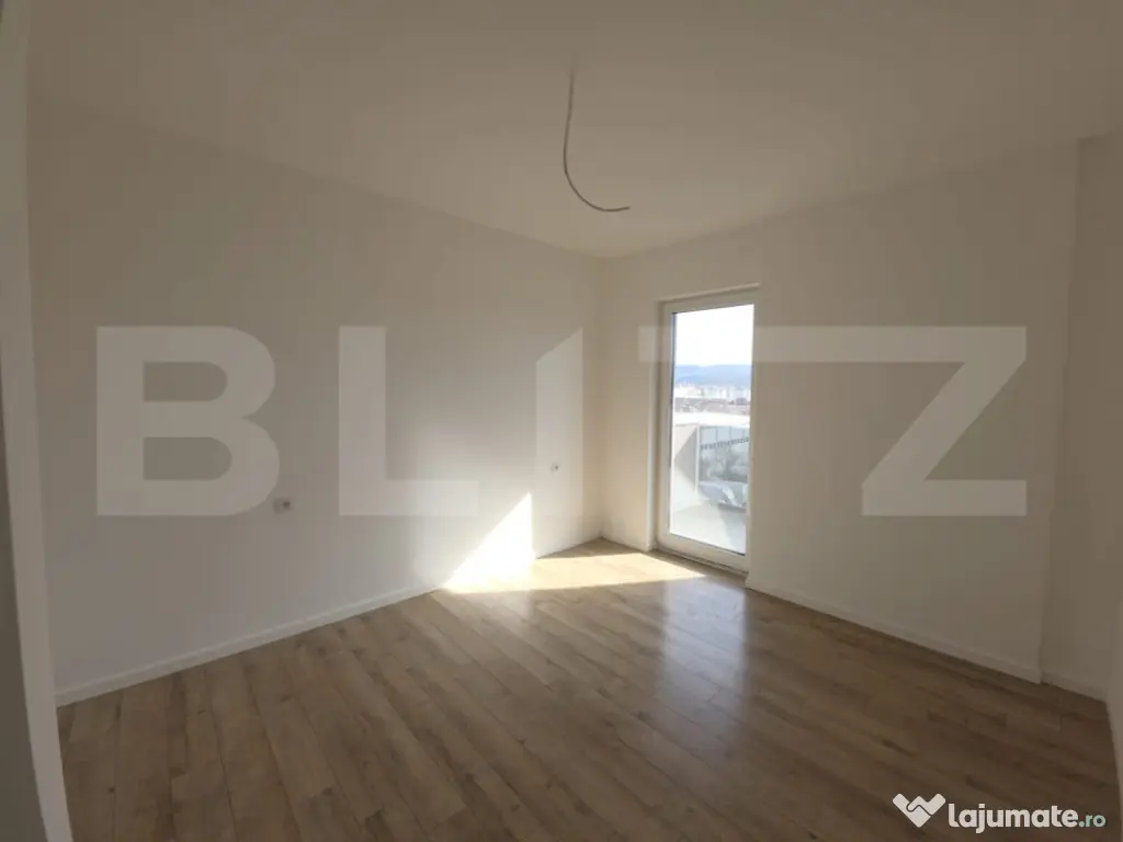 Apartament 3 camere, 56 mp, 2 balcoane (11 mp + 6,35 mp), fi 