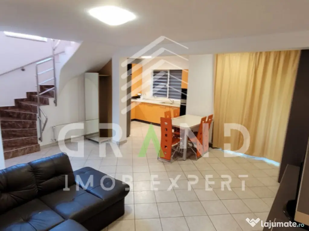 Duplex de închiriat | 4 camere | 98 mp utili | 2 parcări | 
