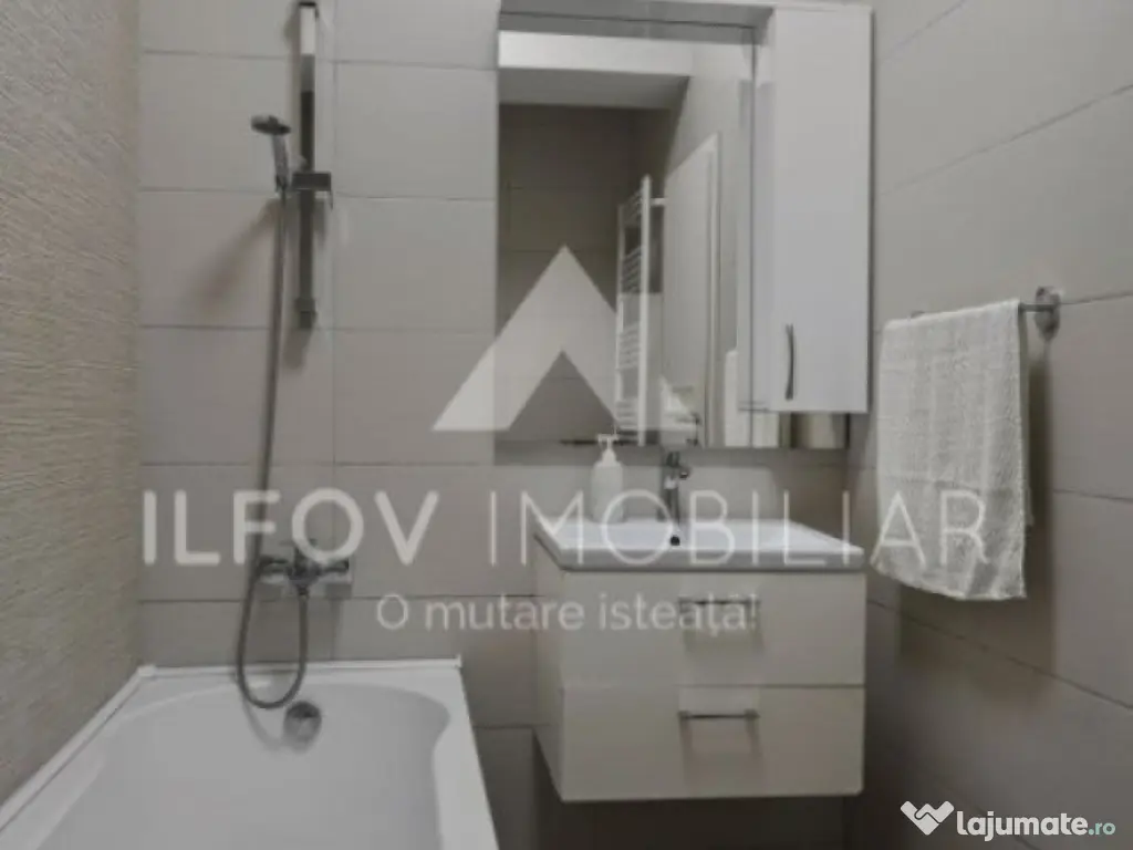 Apartament 2 camere Tunari, utilat si mobilat, parcare 