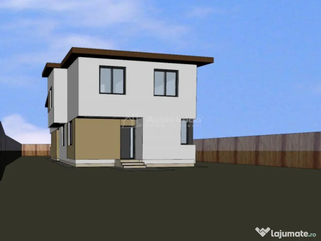 Casa tip Duplex- 4 camere, 130mp, 500 mp teren - Stupini Bra 