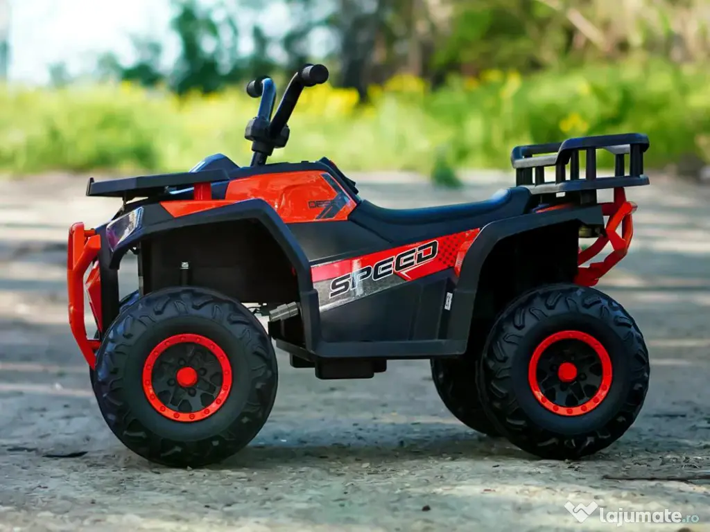 ATV electric pt. copii Mini DESERT, 4x 30W 12V, cu telecomanda RED