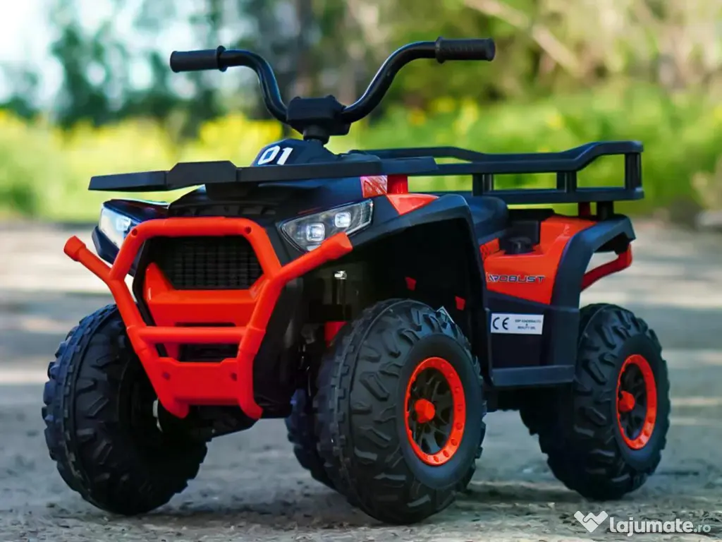 ATV electric pt. copii Mini DESERT, 4x 30W 12V, cu telecomanda RED