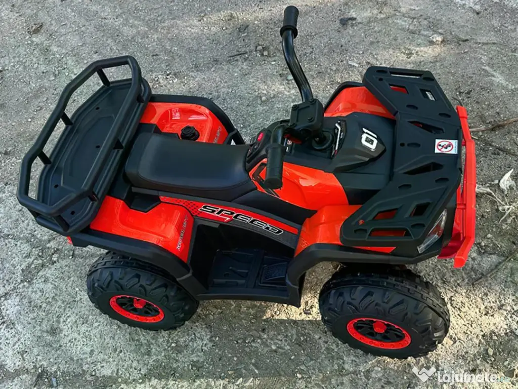 ATV electric pt. copii Mini DESERT, 4x 30W 12V, cu telecomanda RED