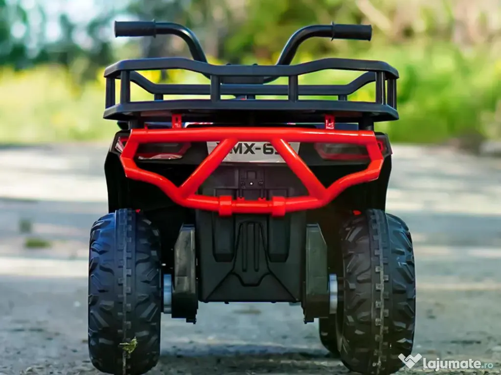 ATV electric pt. copii Mini DESERT, 4x 30W 12V, cu telecomanda RED