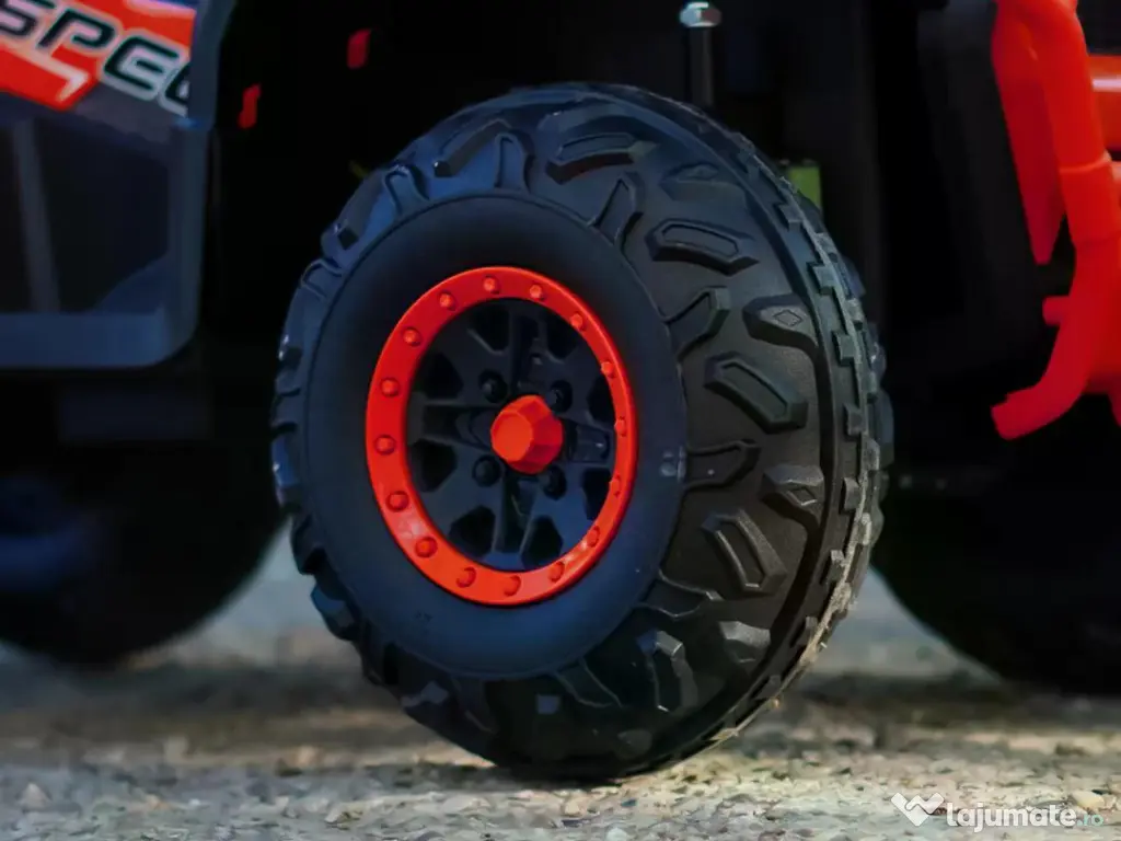 ATV electric pt. copii Mini DESERT, 4x 30W 12V, cu telecomanda RED