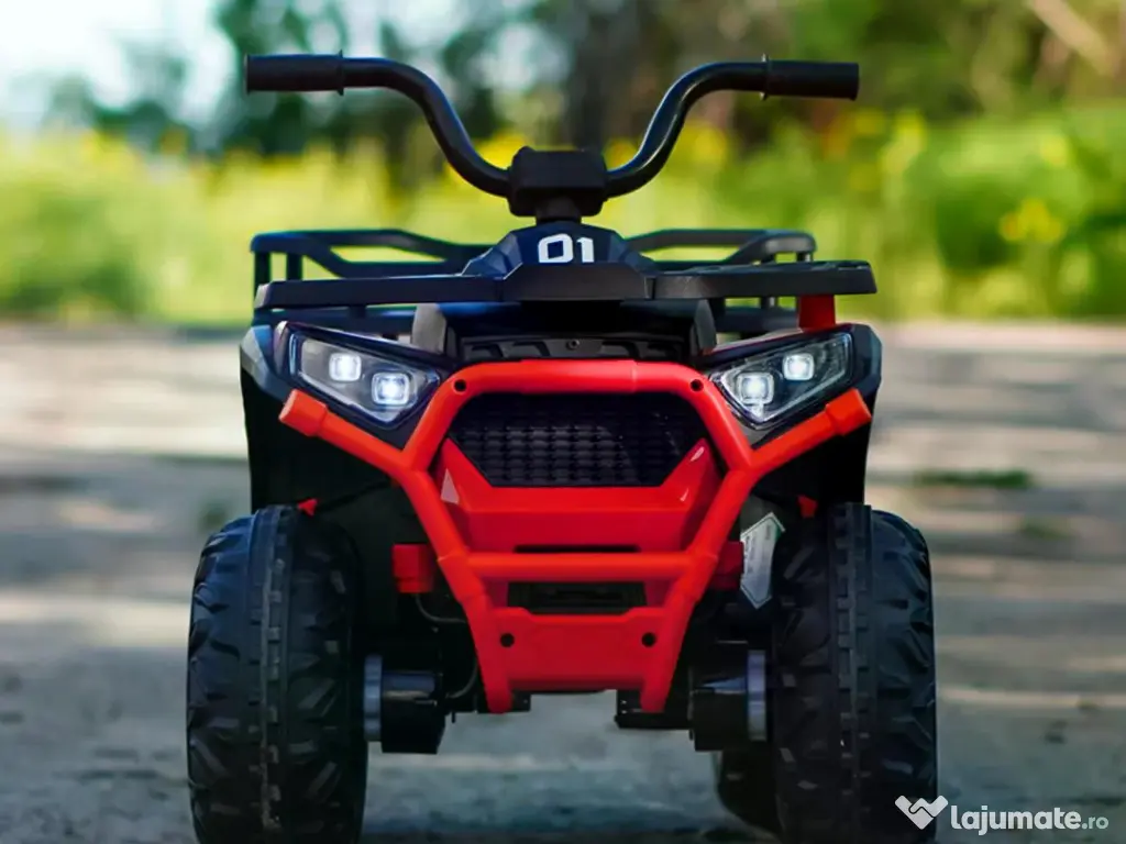 ATV electric pt. copii Mini DESERT, 4x 30W 12V, cu telecomanda RED