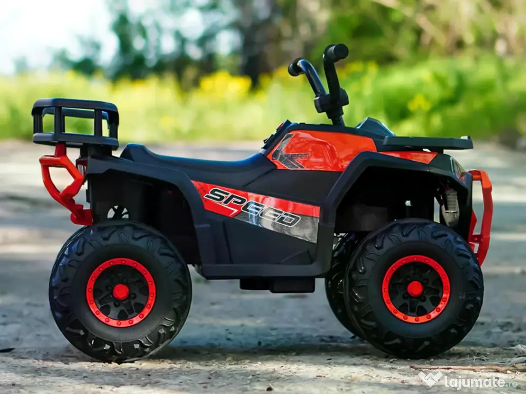 ATV electric pt. copii Mini DESERT, 4x 30W 12V, cu telecomanda RED