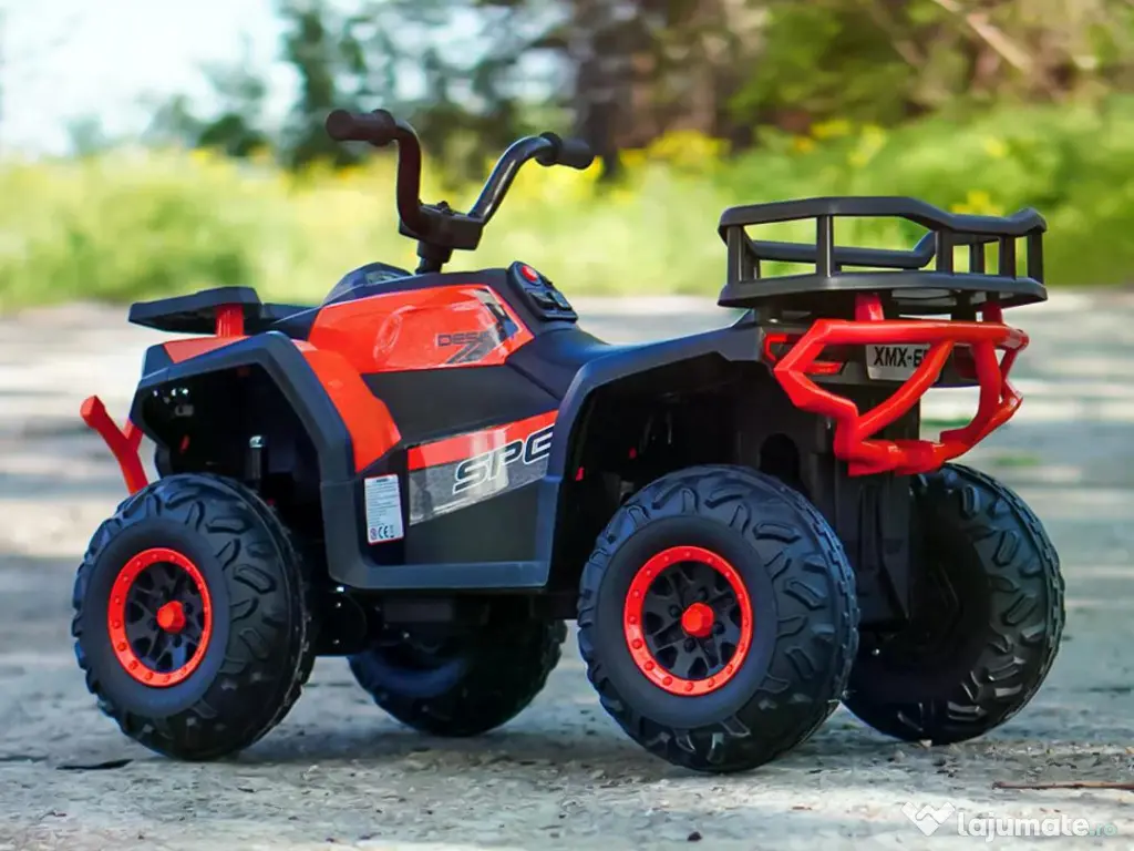 ATV electric pt. copii Mini DESERT, 4x 30W 12V, cu telecomanda RED