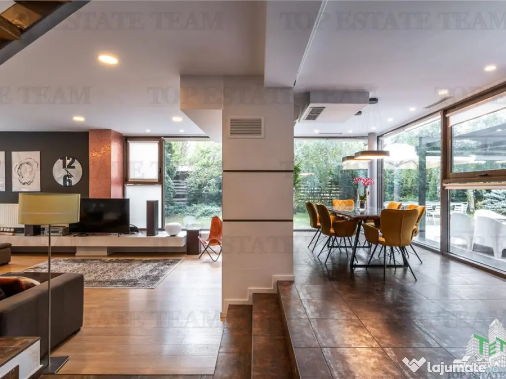 Vila premium cu 7 camere, piscina privata si terasa de 90 mp 