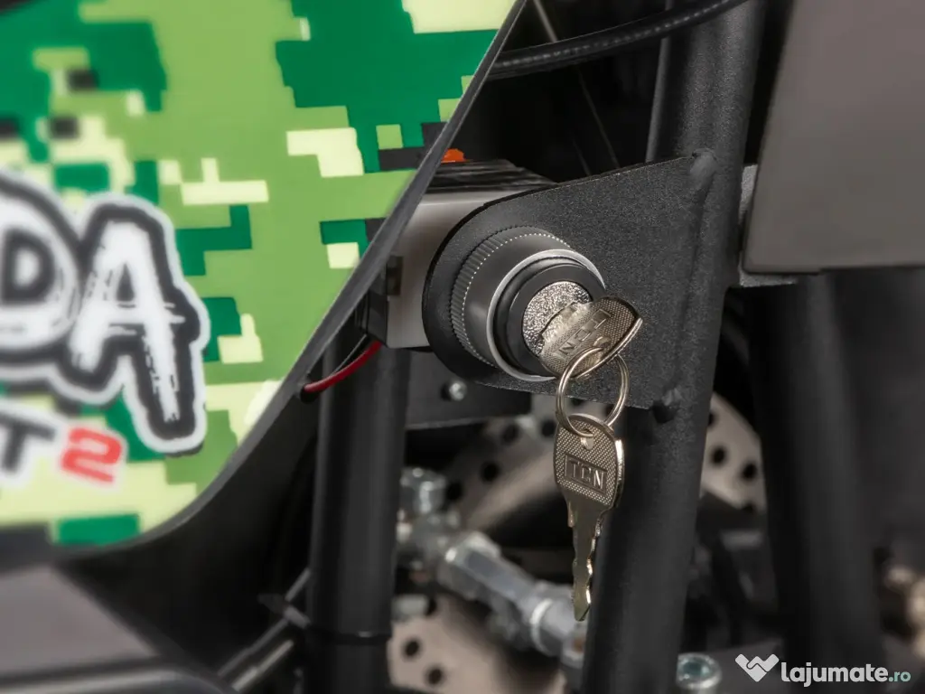 ATV electric NITRO E-QUAD Anaconda VX 800W cu baterie 36V 12Ah Lithium RED