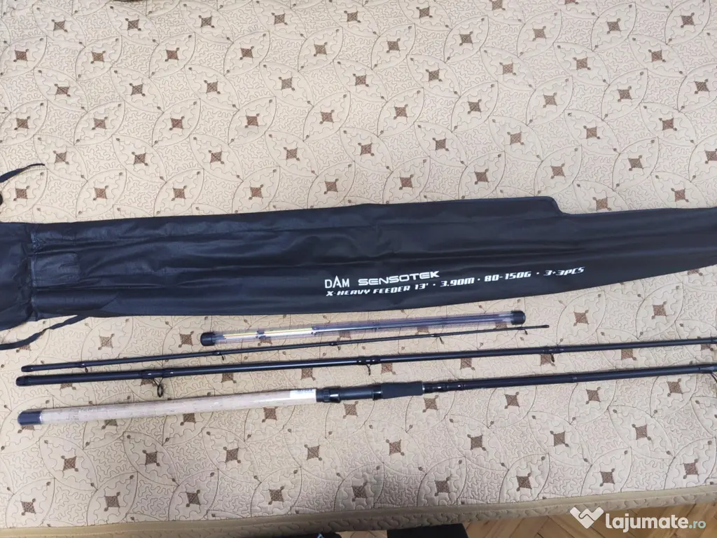 Vand 2 Lansete Dam Sensotek X-Heavy Feeder 3.90 m, 80-150 gr, 3+3 varfuri 