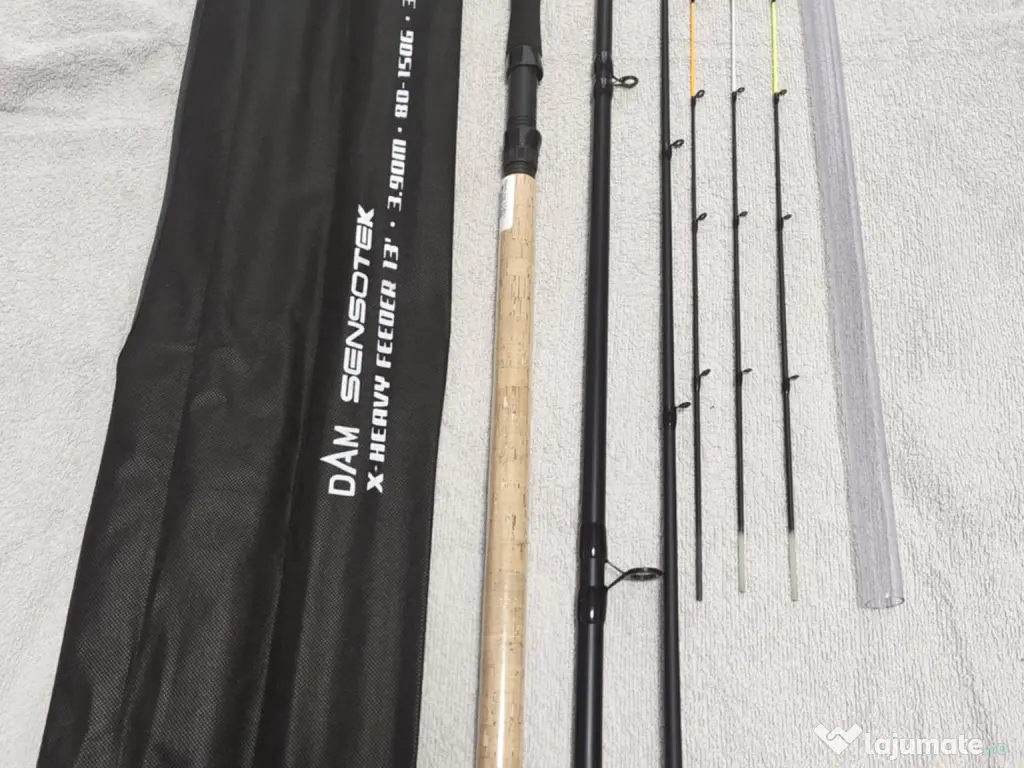 Vand 2 Lansete Dam Sensotek X-Heavy Feeder 3.90 m, 80-150 gr, 3+3 varfuri 