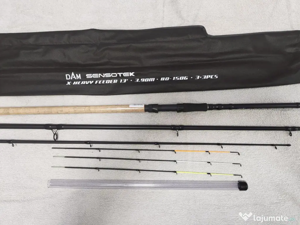 Vand 2 Lansete Dam Sensotek X-Heavy Feeder 3.90 m, 80-150 gr, 3+3 varfuri 