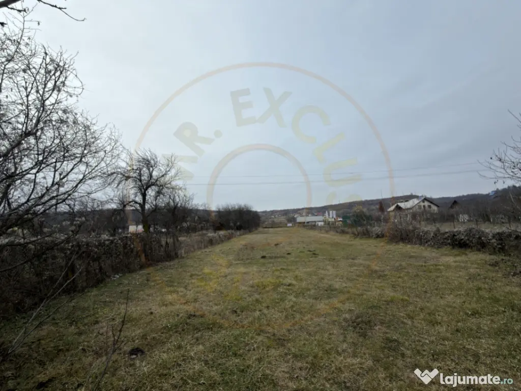 Casa+Teren intravilan 2.056 mp – dubla deschidere – DN P 