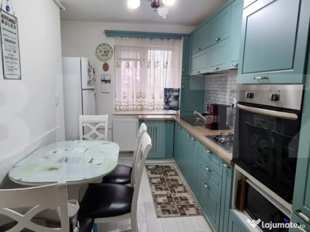 Apartament cu 3 camere 74 mp, Mobilat Modern, Garaj, zona Ma