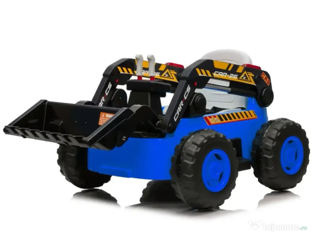 Excavator cu incarcator frontal electric NEW Holland 4x 75W 12V Blue