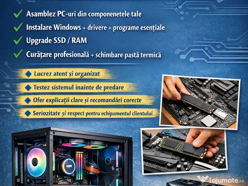 Servicii Asamblare Calculator/Laptop 