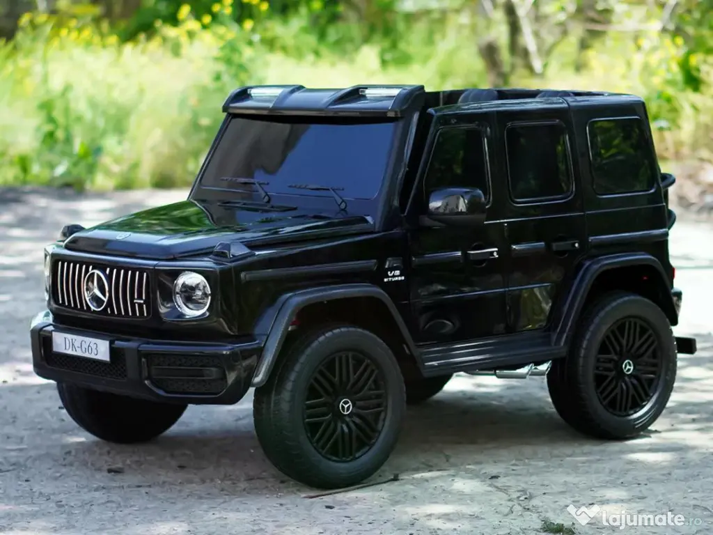 Masinuta electrica pt. 2 copii Mercedes G63, 4x 200W, 24V-14Ah Black 