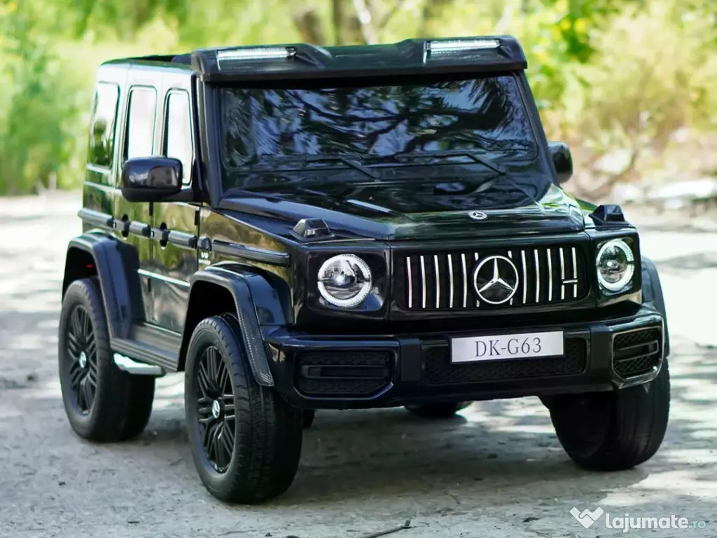 Masinuta electrica pt. 2 copii Mercedes G63, 4x 200W, 24V-14Ah Black 
