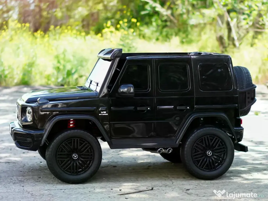 Masinuta electrica pt. 2 copii Mercedes G63, 4x 200W, 24V-14Ah Black 