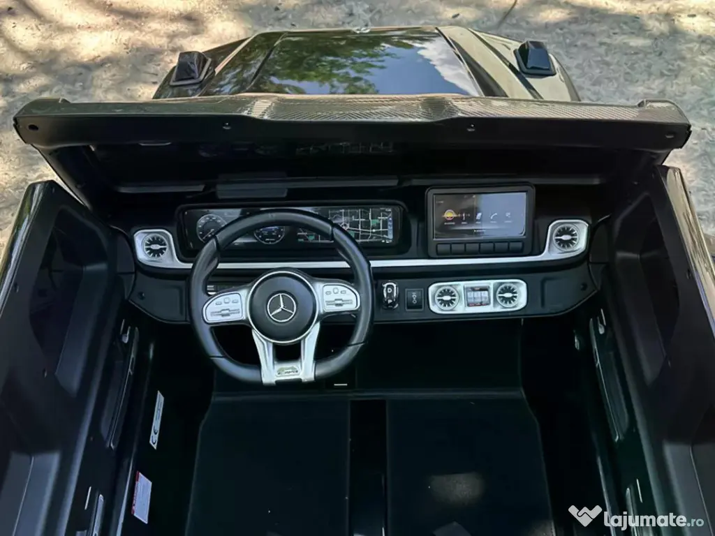 Masinuta electrica pt. 2 copii Mercedes G63, 4x 200W, 24V-14Ah Black 