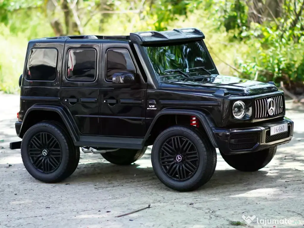 Masinuta electrica pt. 2 copii Mercedes G63, 4x 200W, 24V-14Ah Black 