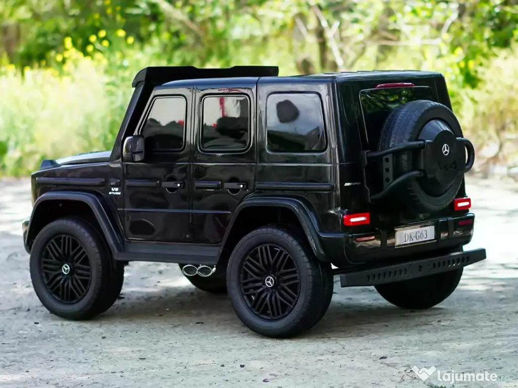 Masinuta electrica pt. 2 copii Mercedes G63, 4x 200W, 24V-14Ah Black 