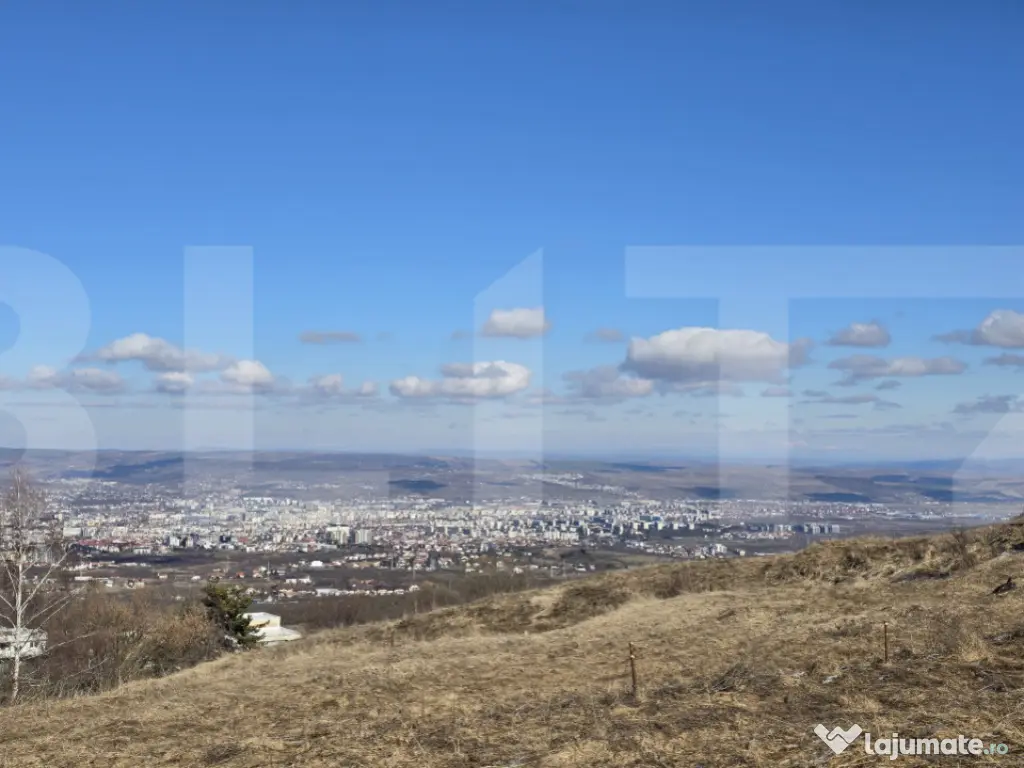 Teren intravilan 4000 mp | Panoramă superbă | Lângă stat 