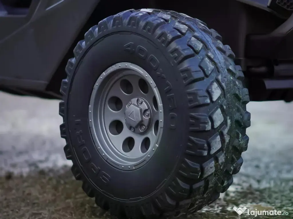 UTV electric pentru 4 copii, Kinderauto BJX1928 24V 14Ah , 500W Army camo 