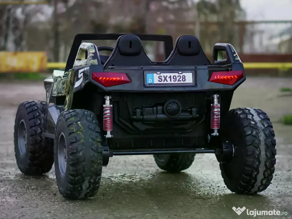 UTV electric pentru 4 copii, Kinderauto BJX1928 24V 14Ah , 500W Army camo 