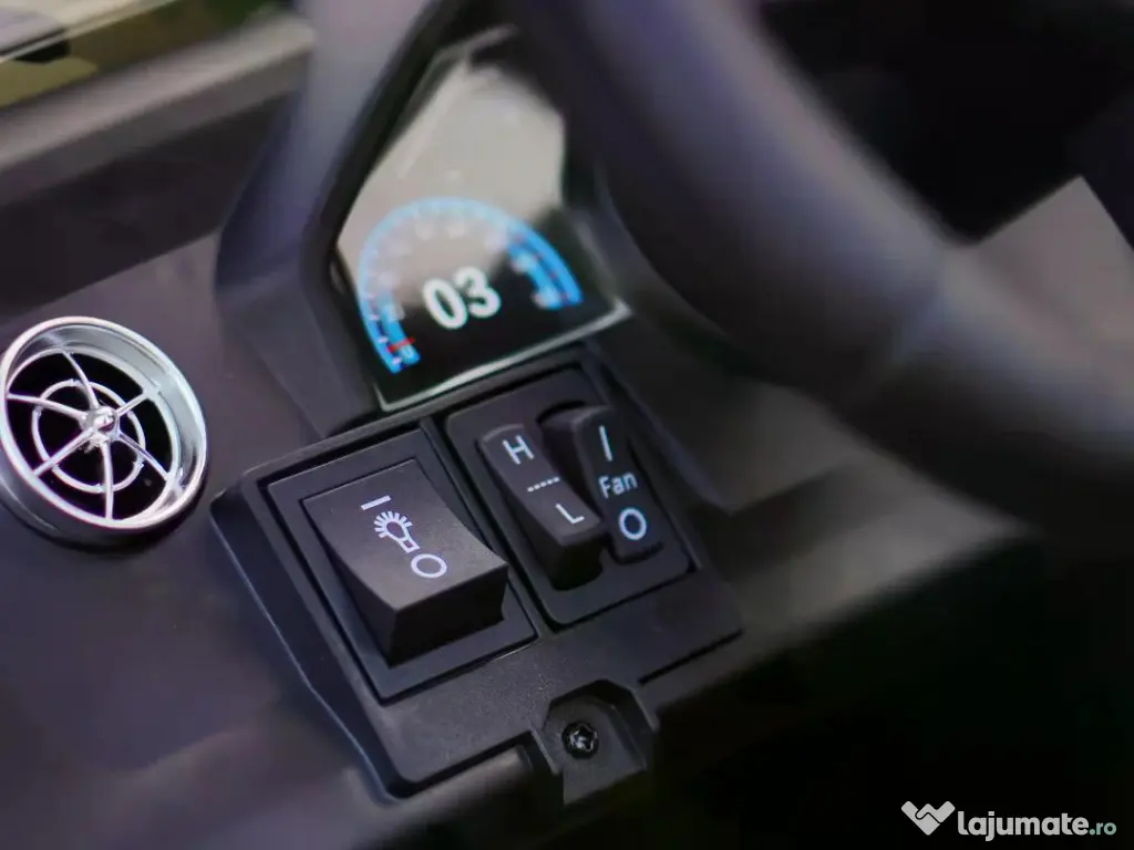 UTV electric pentru 4 copii, Kinderauto BJX1928 24V 14Ah , 500W Army camo 