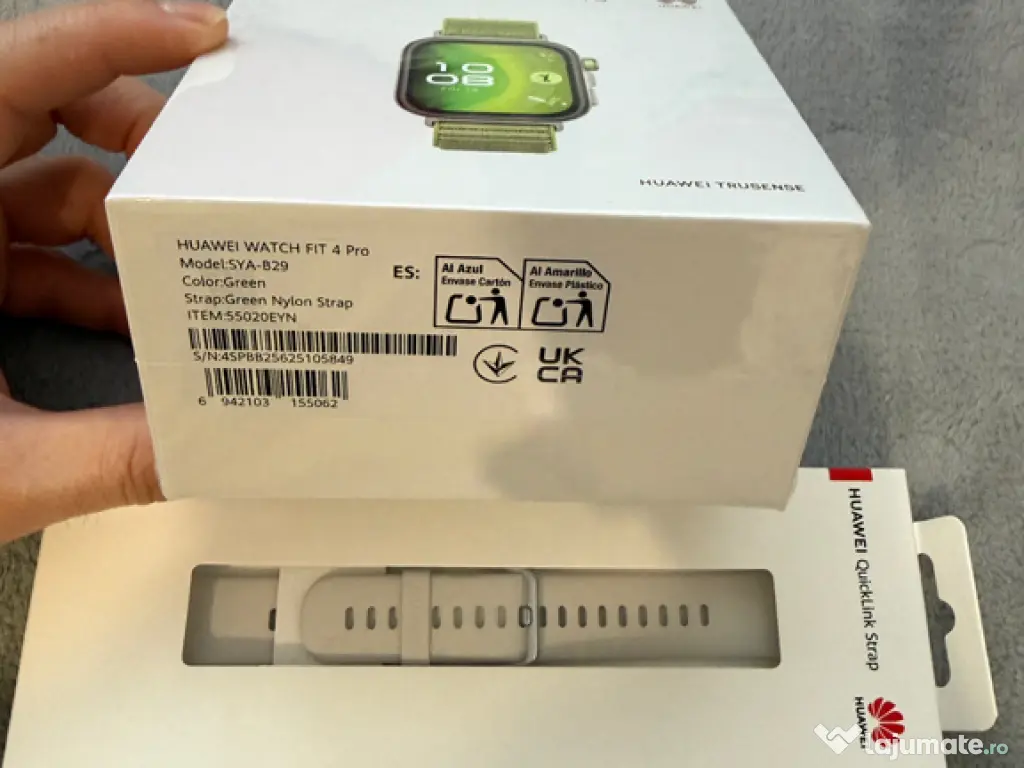 Ceas HUAWEI Watch Fit 4 Pro Sigilat –Garanție 2 ani Altex 