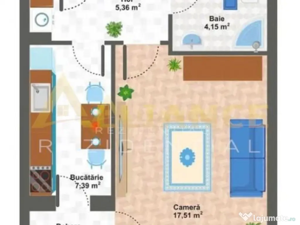 [Aparatorii Patriei] Garsoniera decomandata - Imobil nou 