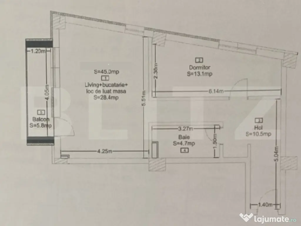Apartament 2 camere, 55mp, bloc nou, zona Corneliu Coposu 