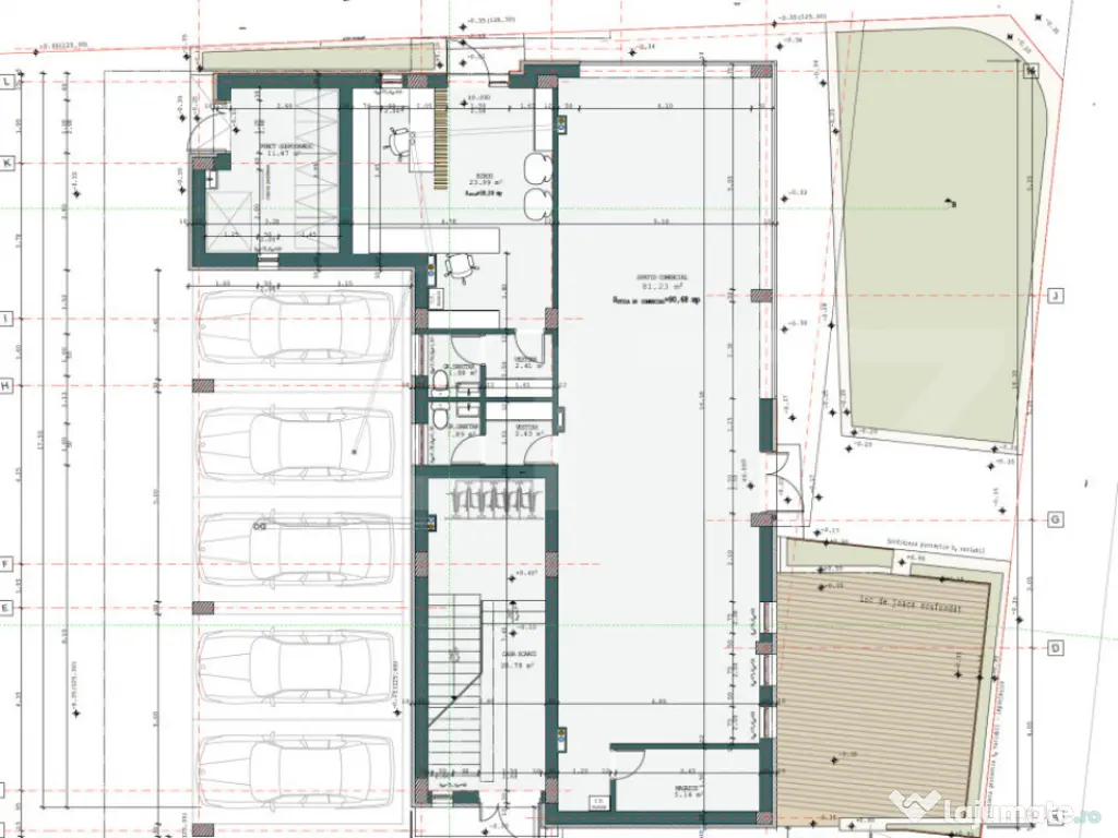 Spatiu comercial de inchiriat, 494mp utili, zona Avram Iancu 