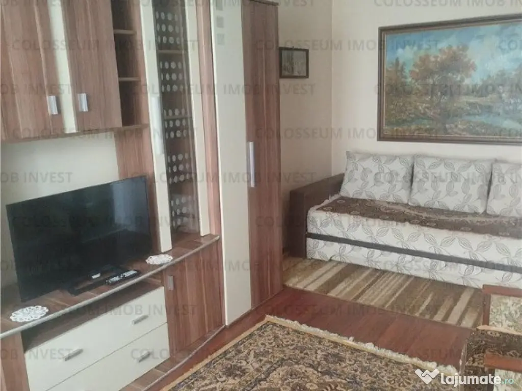 COLOSSEUM: Garsoniera decomandat renovat mobilat utilat Astra Orizont