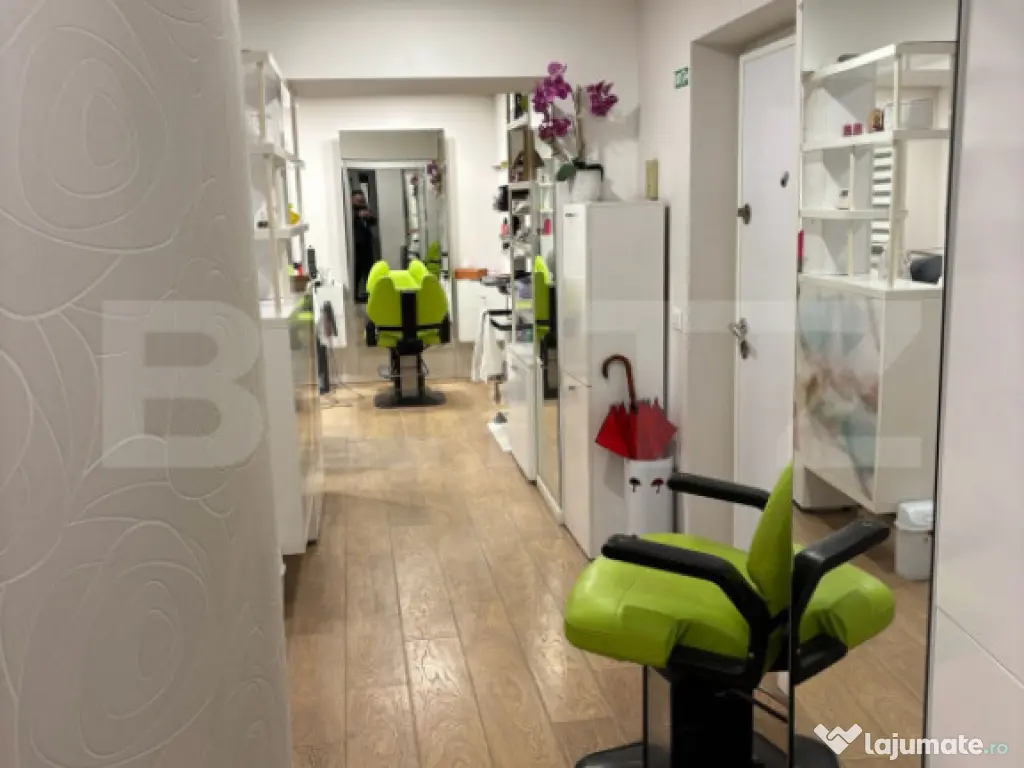 Spațiu comercial – Coafor complet echipat | George Enescu 