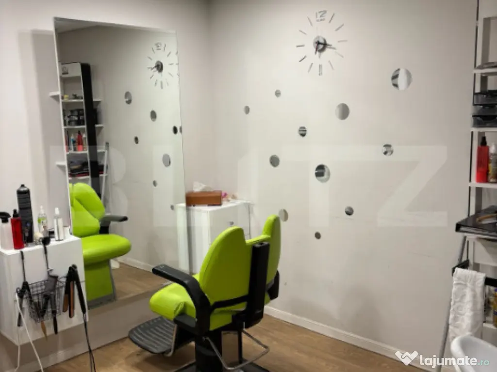 Spațiu comercial – Coafor complet echipat | George Enescu 