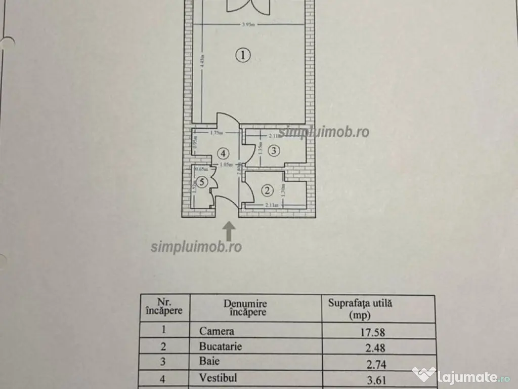 Garsoniera Decomandata Renovata Metrou Costin Georgian 