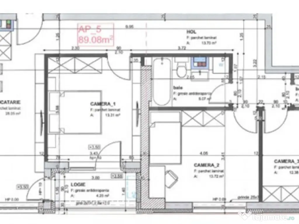 COMISION 0 | APARTAMENT 4 CAMERE | SEMICENTRAL | zona The OF