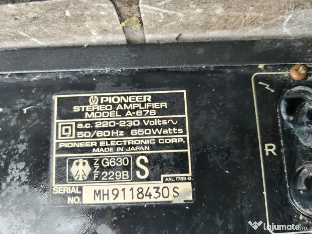 Amplificator Pioneer A-676 piese 